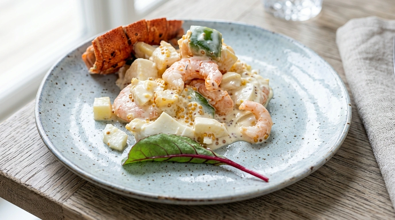 Äggröra med räkor, avokado och brynt smör – LCHF Lyxmiddag på 10 min - traditionellt Sverige Huvudrätt recept, perfekt till vardagsmiddag