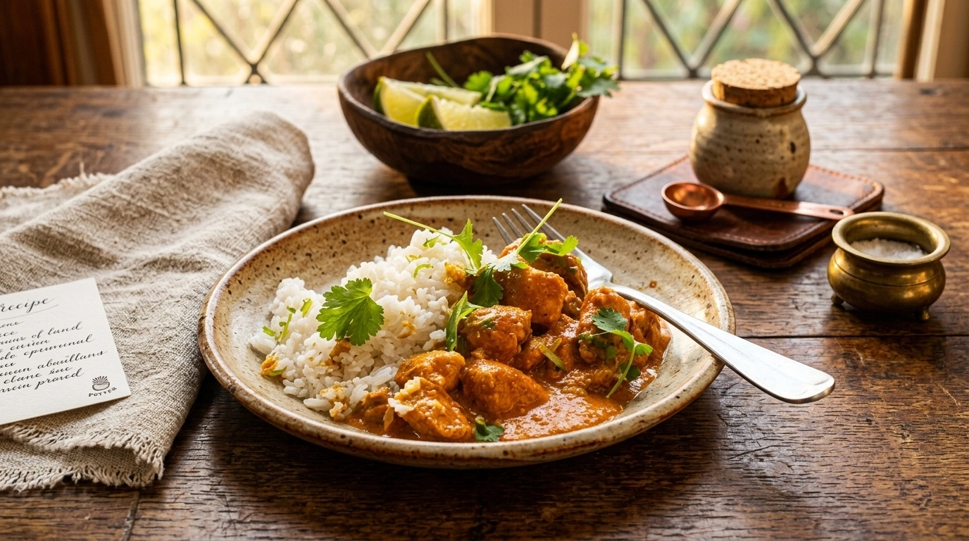 Indisk Butter Chicken med blomkålsris – LCHF Vardagslyx - traditionellt Indien Huvudrätt recept, perfekt till vardagsmiddag