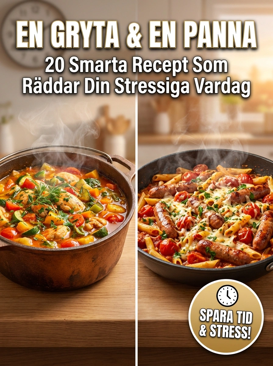 One Pot & En Panna: 20 Smarta Recept