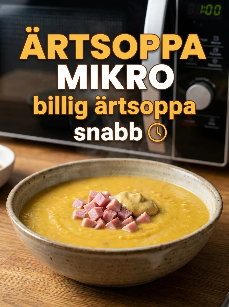 Ärtsoppa i mikro – snabb ärtsoppa recept