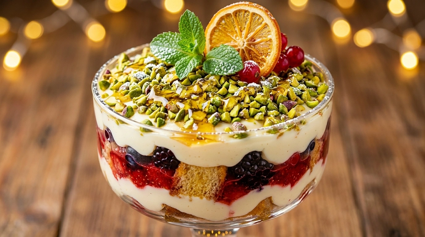 Bärtrifle – engelsk somrig dessert i glas