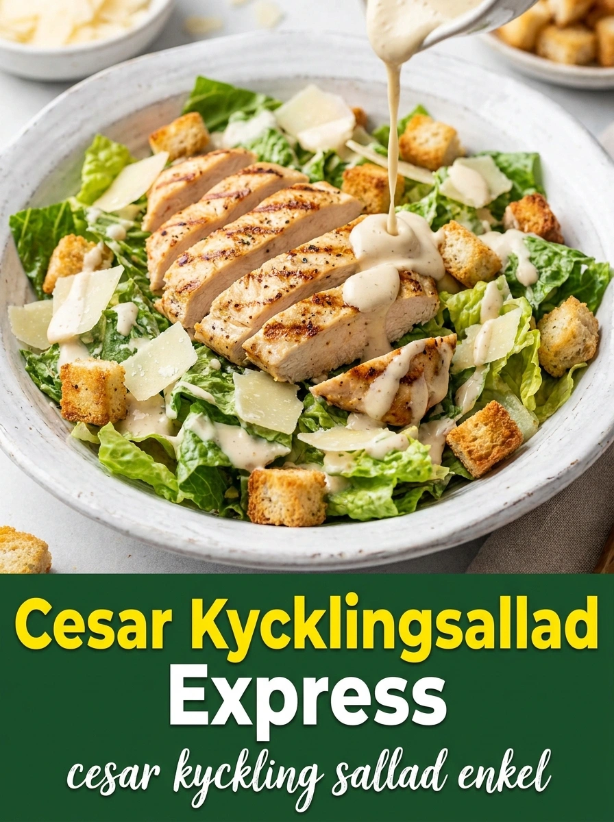 Express Caesar kycklingsallad