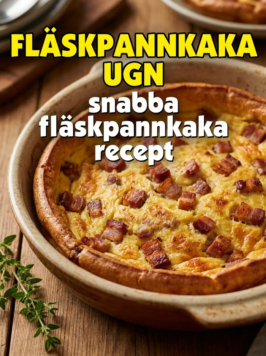 Fläskpannkaka i ugn – klassisk svensk rätt
