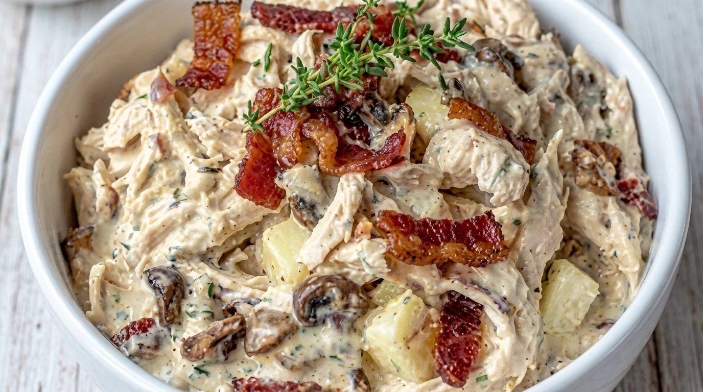 Kall kycklingwrap med krämig dressing