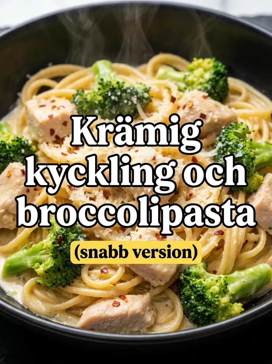 Krämig Kyckling- och Broccolipasta