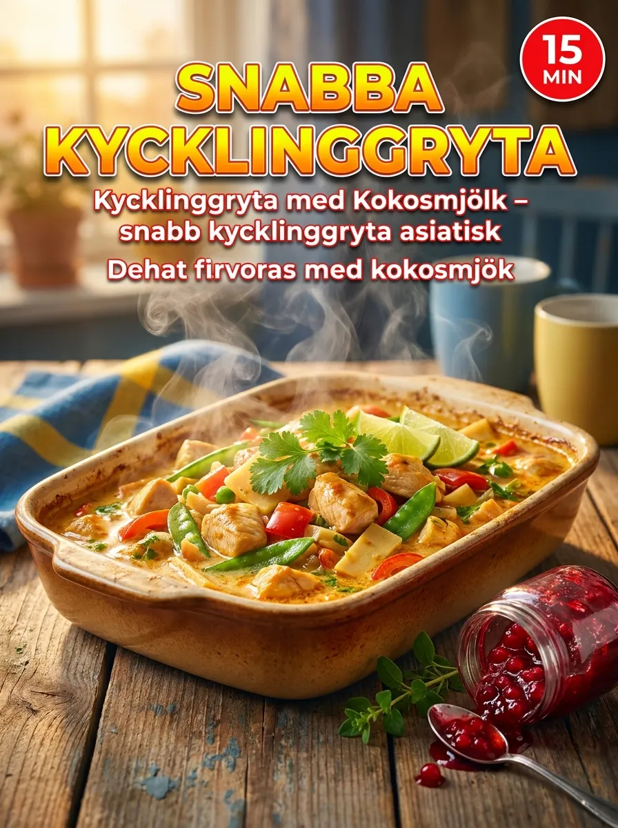 Kycklinggryta med Kokosmjölk