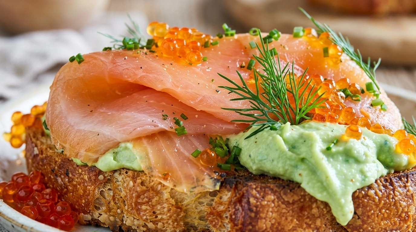 Laxtartar med rabarber, avocado och lime – Fräsch förrätt på 20 minuter - traditionellt Sverige Fisk & Skaldjur recept, perfekt till vardagsmiddag