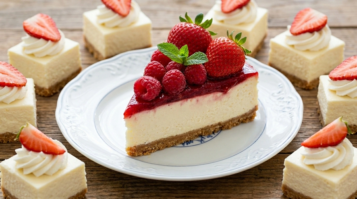 No-bake cheesecake med bär – krämig sommarcheesecake