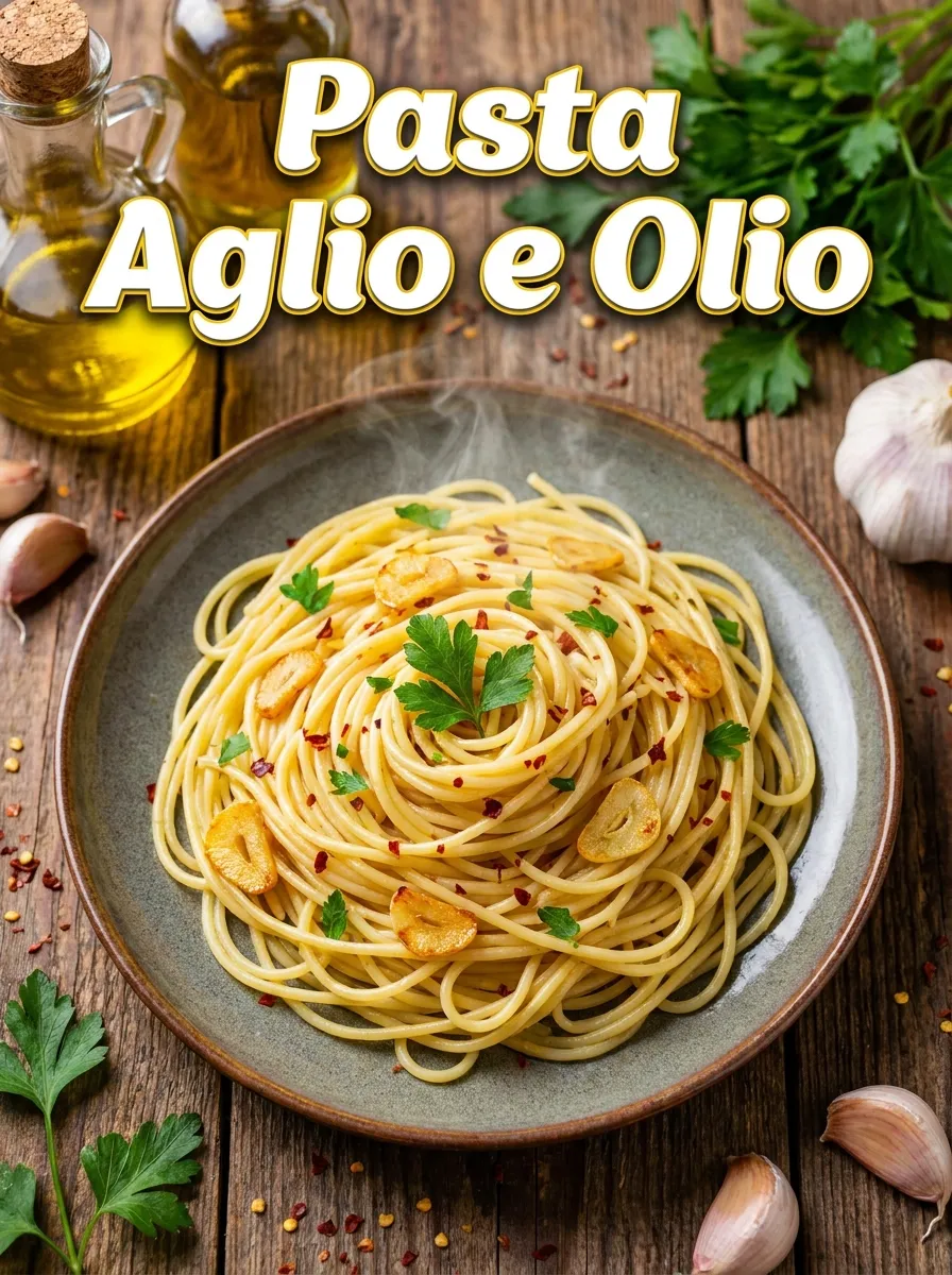 Pasta Aglio e Olio – snabb middag på 15 min