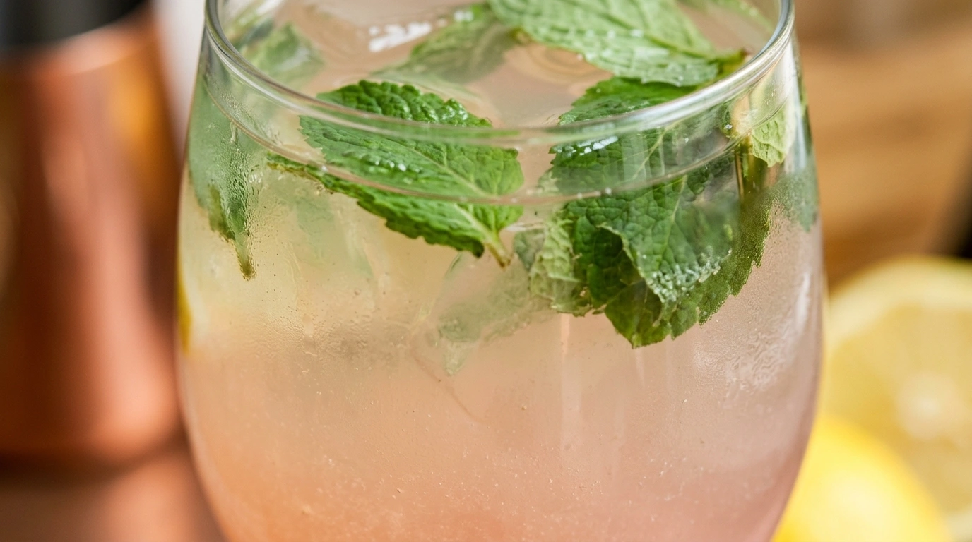 Rabarber lemonad med mynta och lime – Uppfriskande rosa sommardryck på 30 minuter