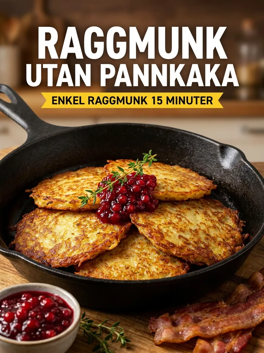 Raggmunk utan pannkaka – snabb raggmunk recept