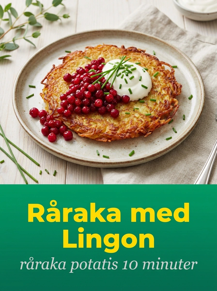 Råraka med Lingon