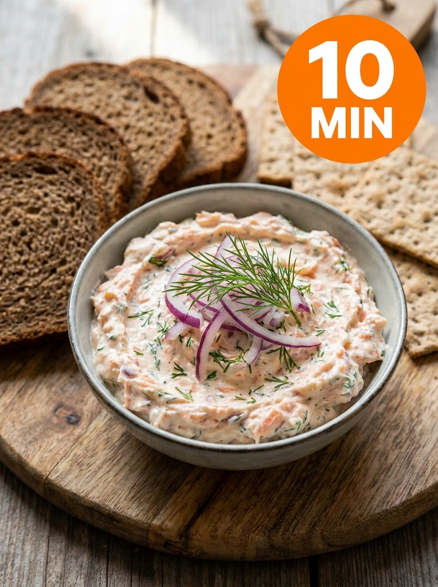 Rödlök Laxröra – Snabb och Krämig - traditionellt Svensk Fisk & Skaldjur recept, perfekt till vardagsmiddag