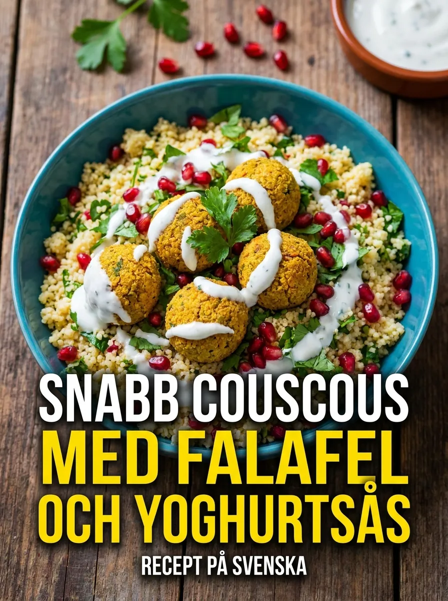 Couscous med Falafel och Yoghurtsås