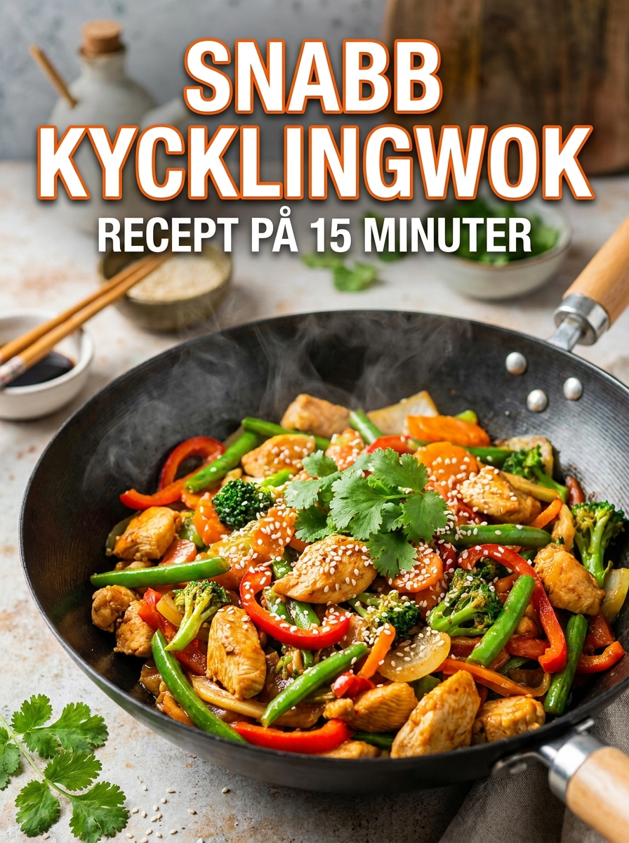 Snabb Kycklingwok