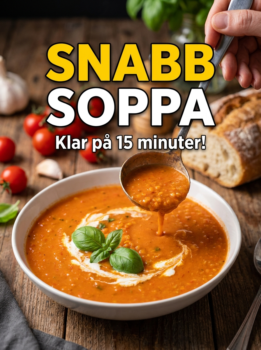 Snabb Soppa – snabb middag på 20 min
