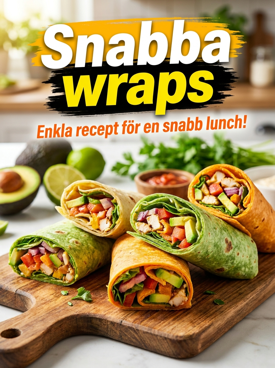 Snabba Wraps – snabb middag på 10 min