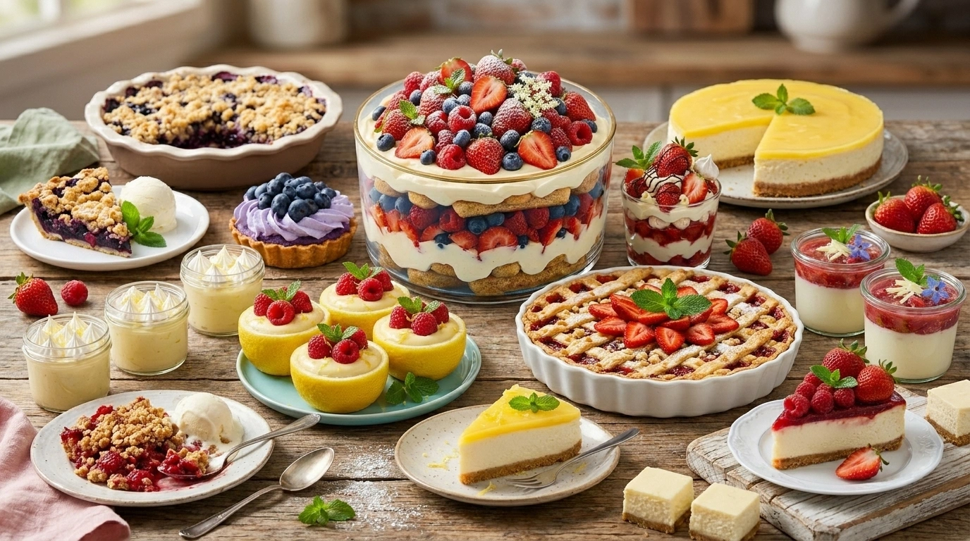 Sommardesserter – 25 bästa recepten på svalkande sommarfavoriter