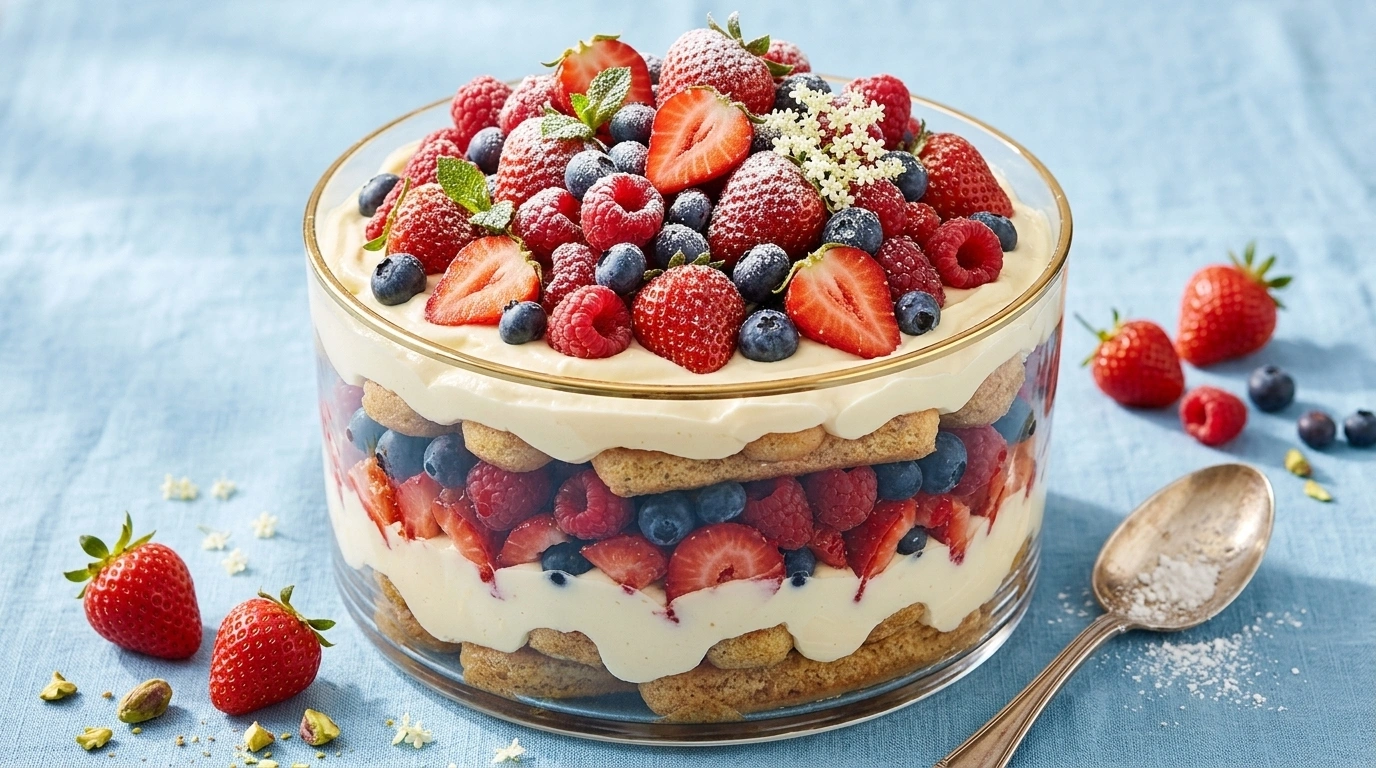 Tiramisu med jordgubbar – somrig italiensk klassiker