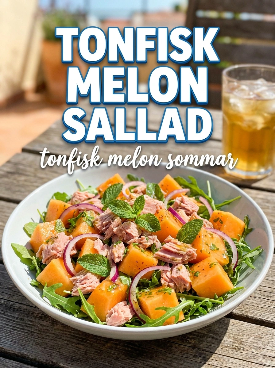 Tonfisk- och melonsallad
