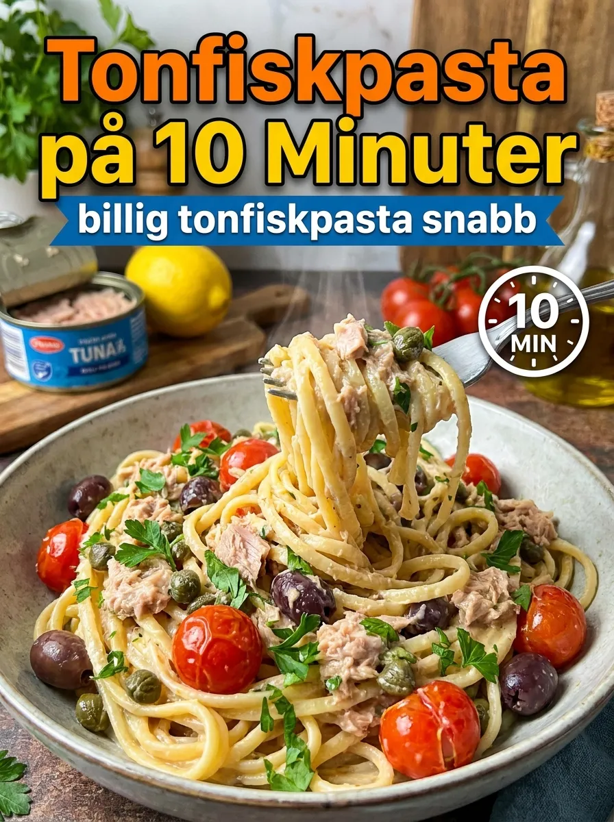 Tonfiskpasta – snabb och billig pastarätt