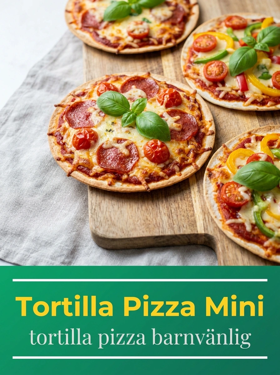 Tortilla Pizza Mini - snabbt 15 min recept