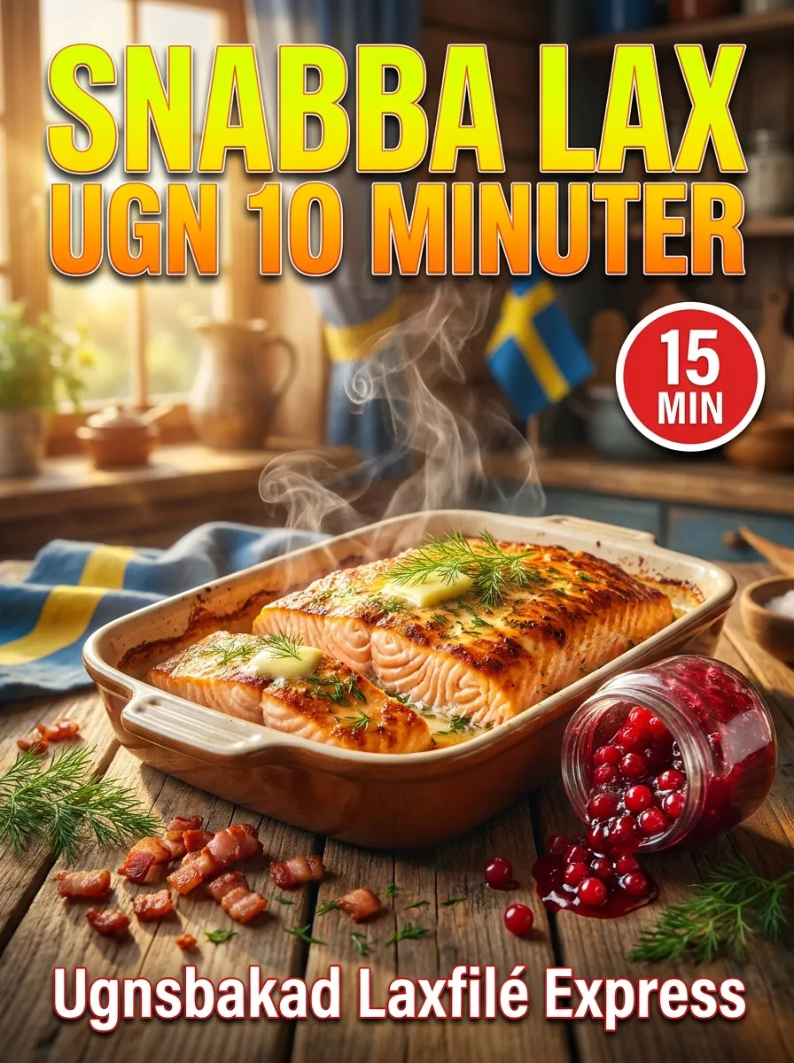 Ugnsbakad Laxfilé Express - snabbt 20 min recept