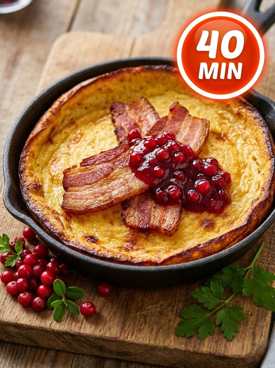 Ugnspannkaka med Flask - familjerecept på 40 min