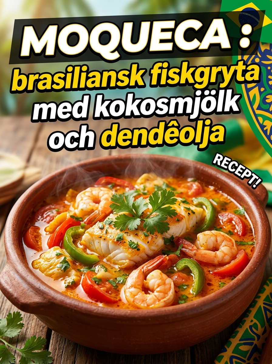 Moqueca: brasiliansk fiskgryta med kokosmjölk och lime