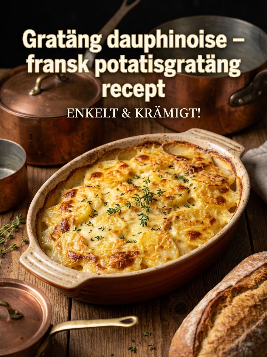 Gratäng dauphinoise: fransk potatisgratäng recept