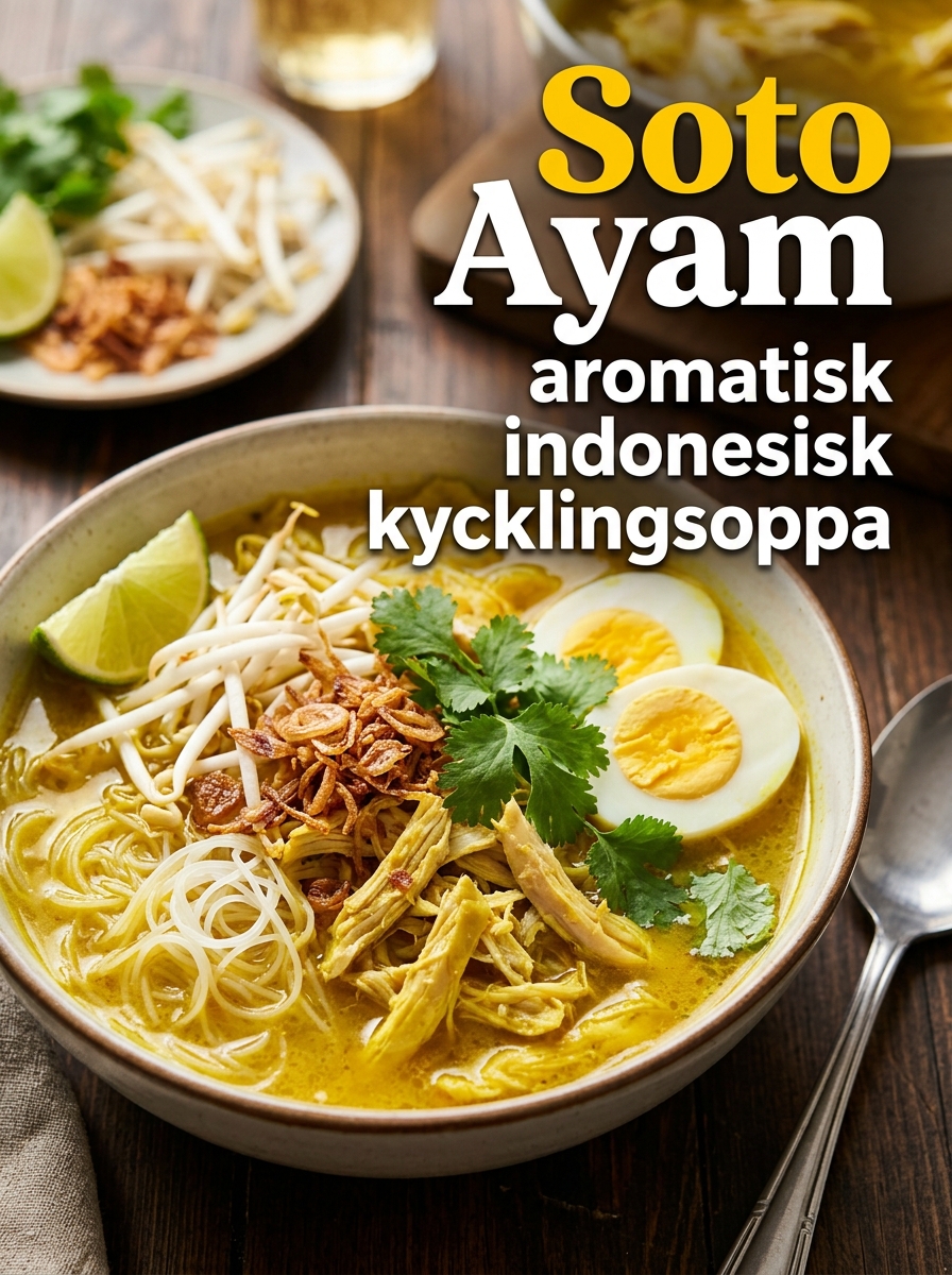 Soto Ayam: aromatisk indonesisk kycklingsoppa