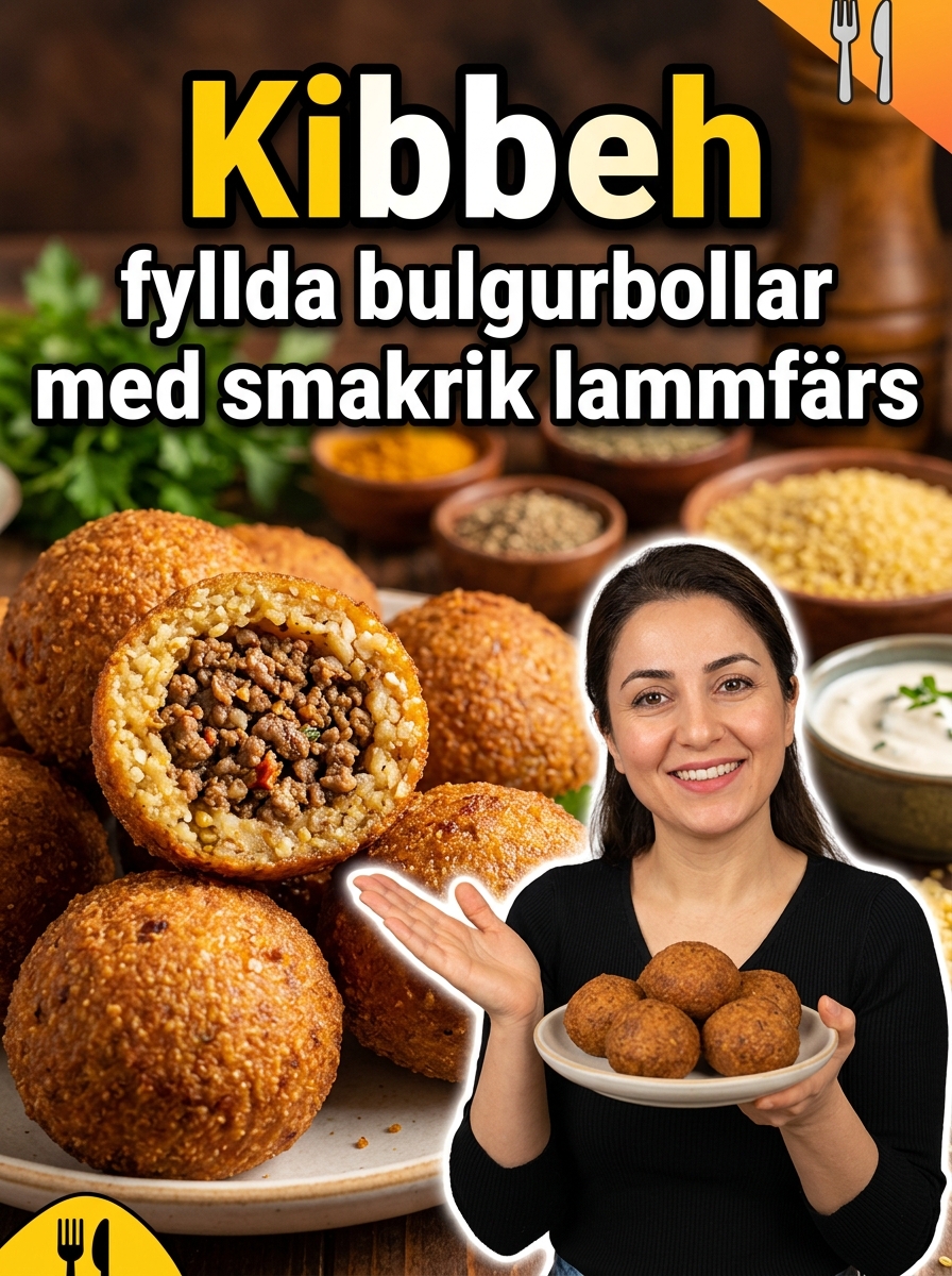 Kibbeh – fyllda bulgurbollar med smakrik lammfärs
