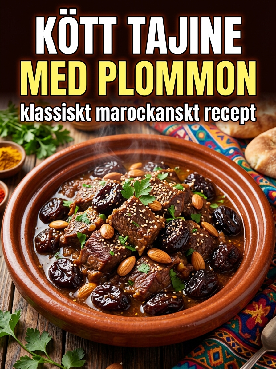 Kött tajine med plommon: klassiskt marockanskt recept – smakrik middag