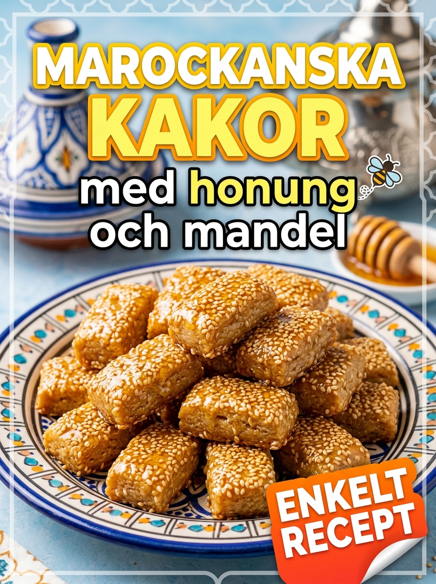 Marockanska kakor med honung och mandel: enkelt recept – sött och krispigt