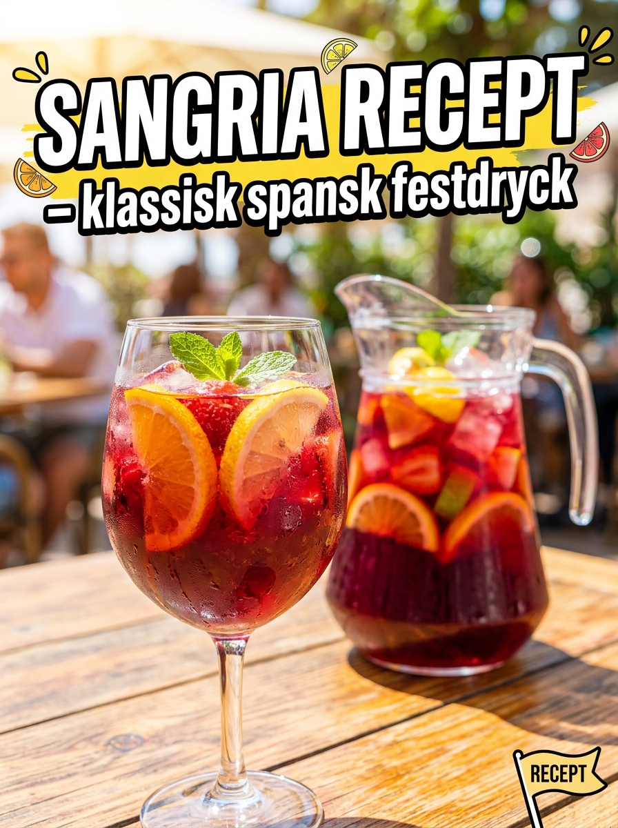 Sangria recept: klassisk spansk festdryck – fruktig och uppfriskande
