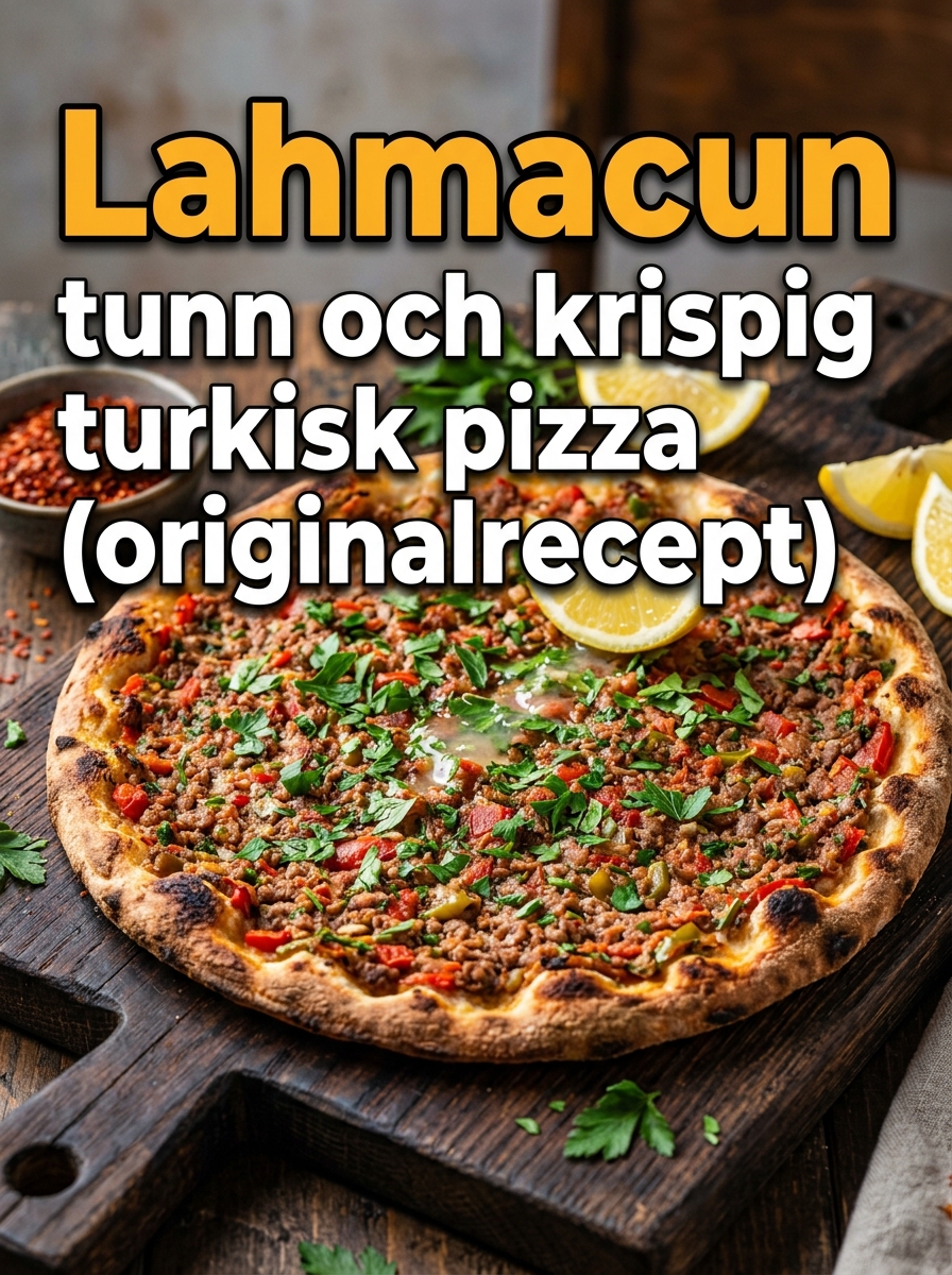 Lahmacun: tunn och krispig turkisk pizza – originalrecept steg för steg