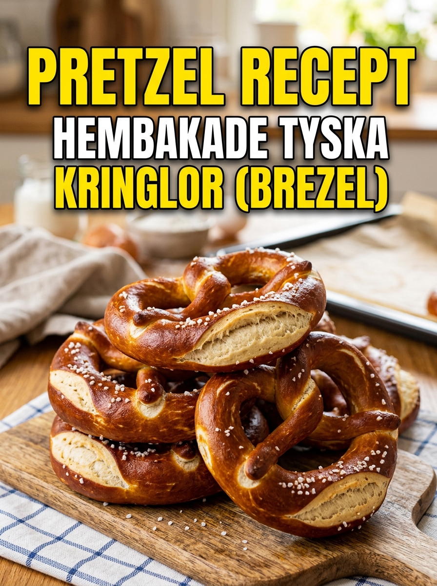 Pretzel recept: hembakade tyska kringlor (Brezel) – perfekt fika hemma