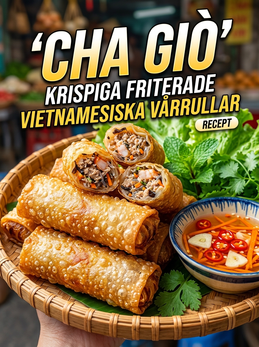 Cha Gio: krispiga friterade vietnamesiska vårrullar – enkelt hemma