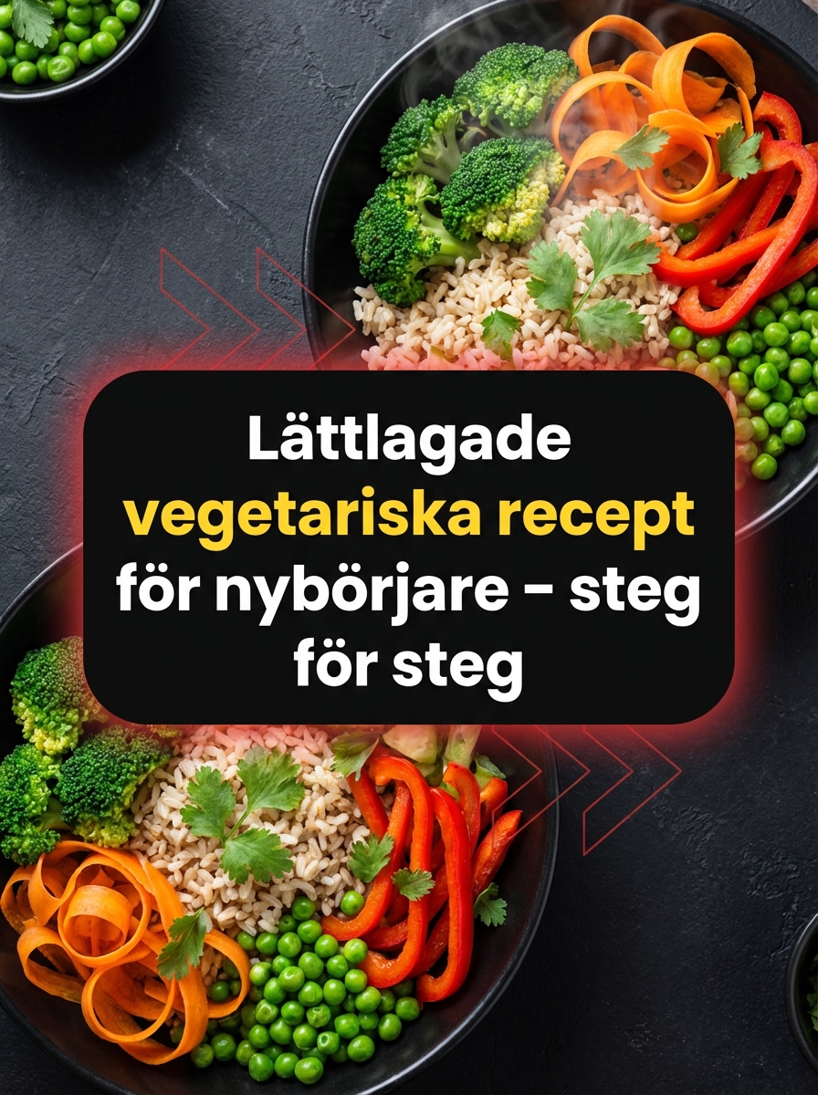Lättlagade vegetariska recept för nybörjare