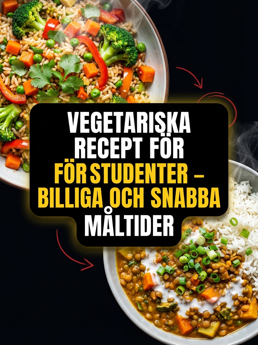 Vegetariska recept för studenter billiga och snabba
